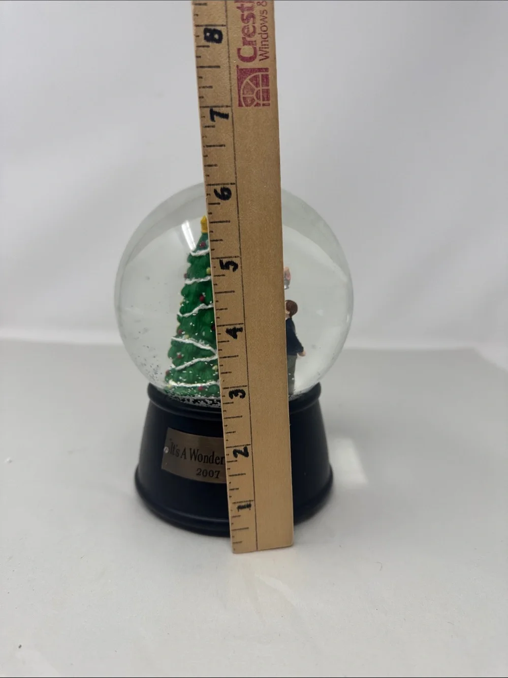 IT'S A WONDERFUL LIFE SNOWGLOBE PLAYS AULD LANG SYNE GEORGE MARY ZUZU BAILEY